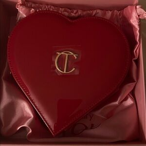 Charlotte tilbury red heart purse